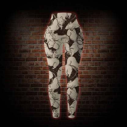 Black Death Women's Tight-Fitting Pants