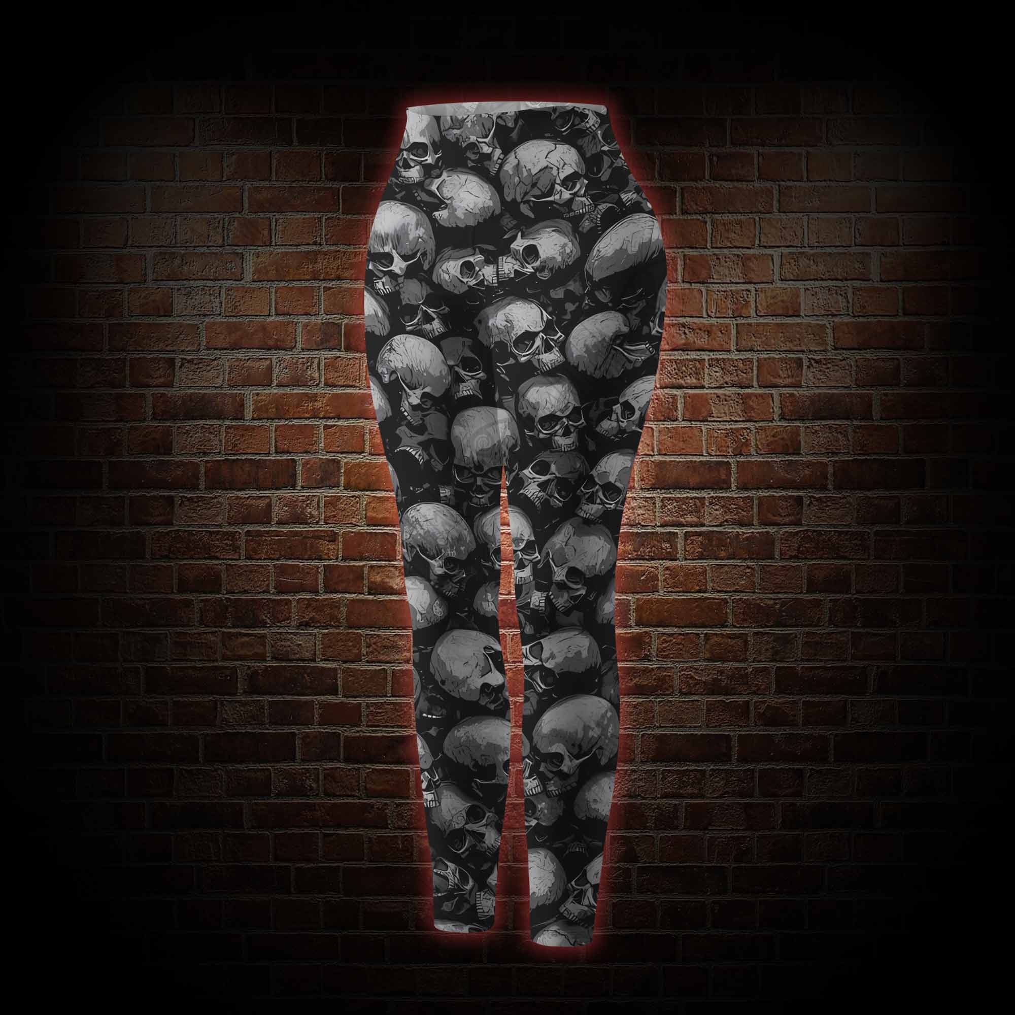 Skulls Women's Tight-Fitting Pants