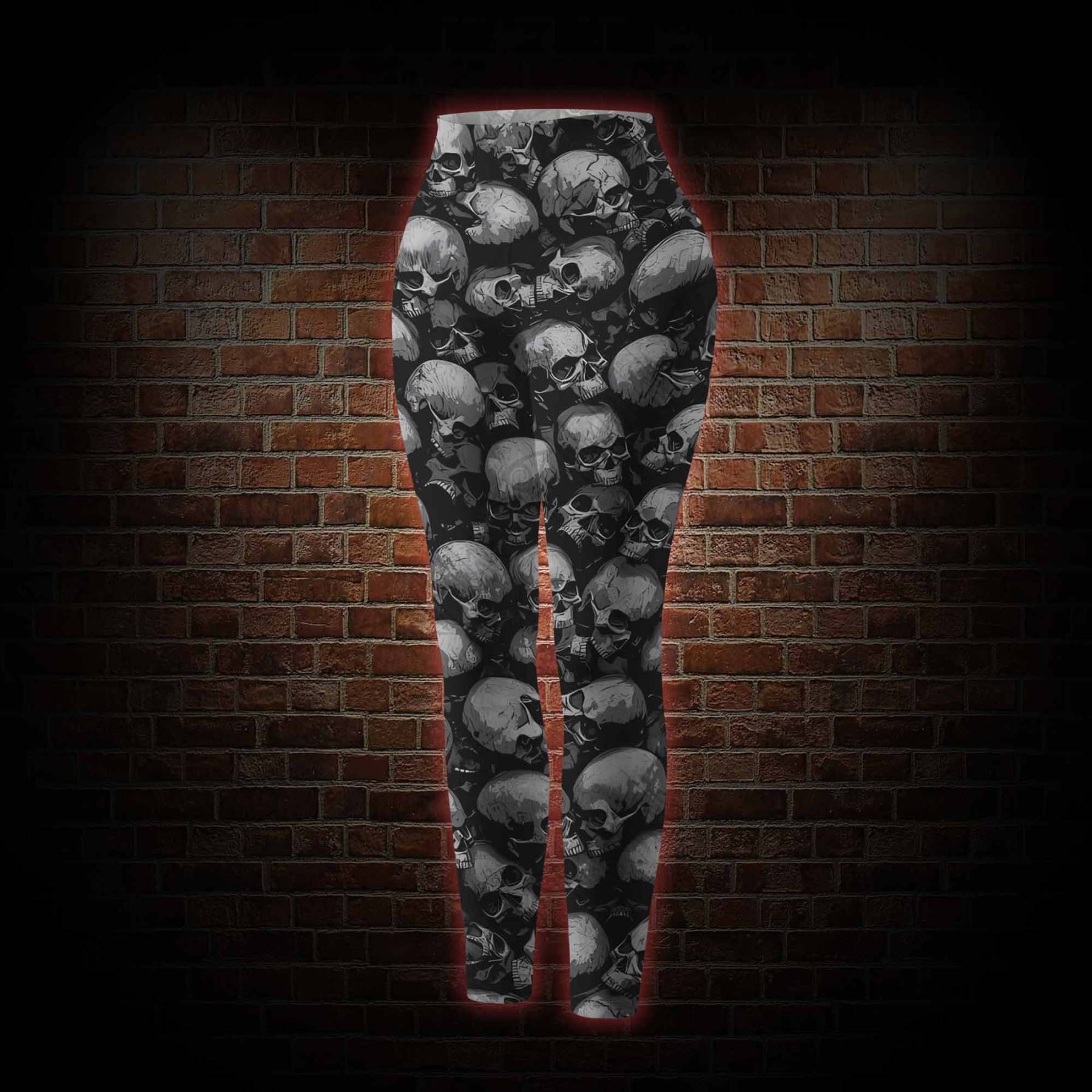 Skulls Women's Tight-Fitting Pants