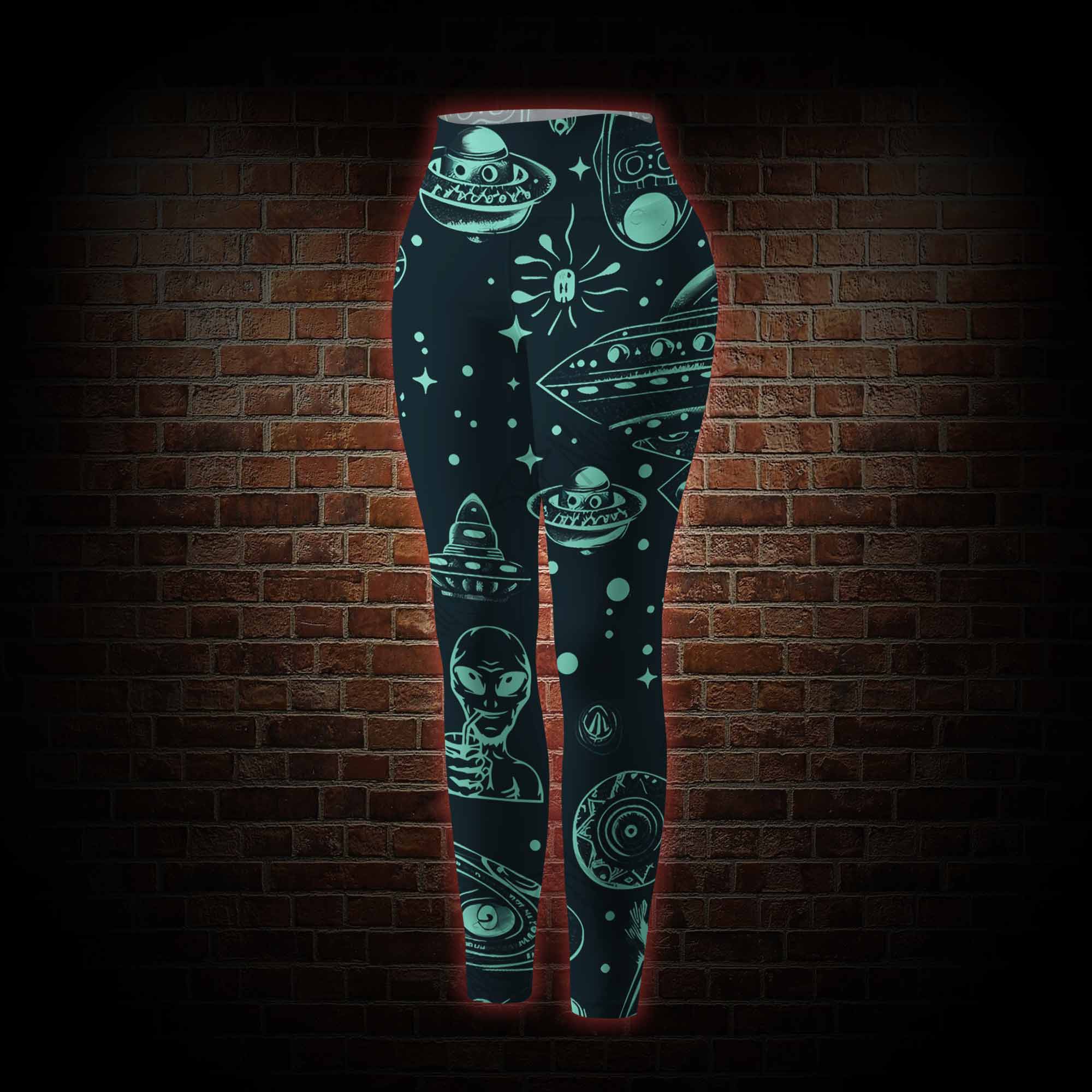 Outer Space Women's Tight-Fitting Pants