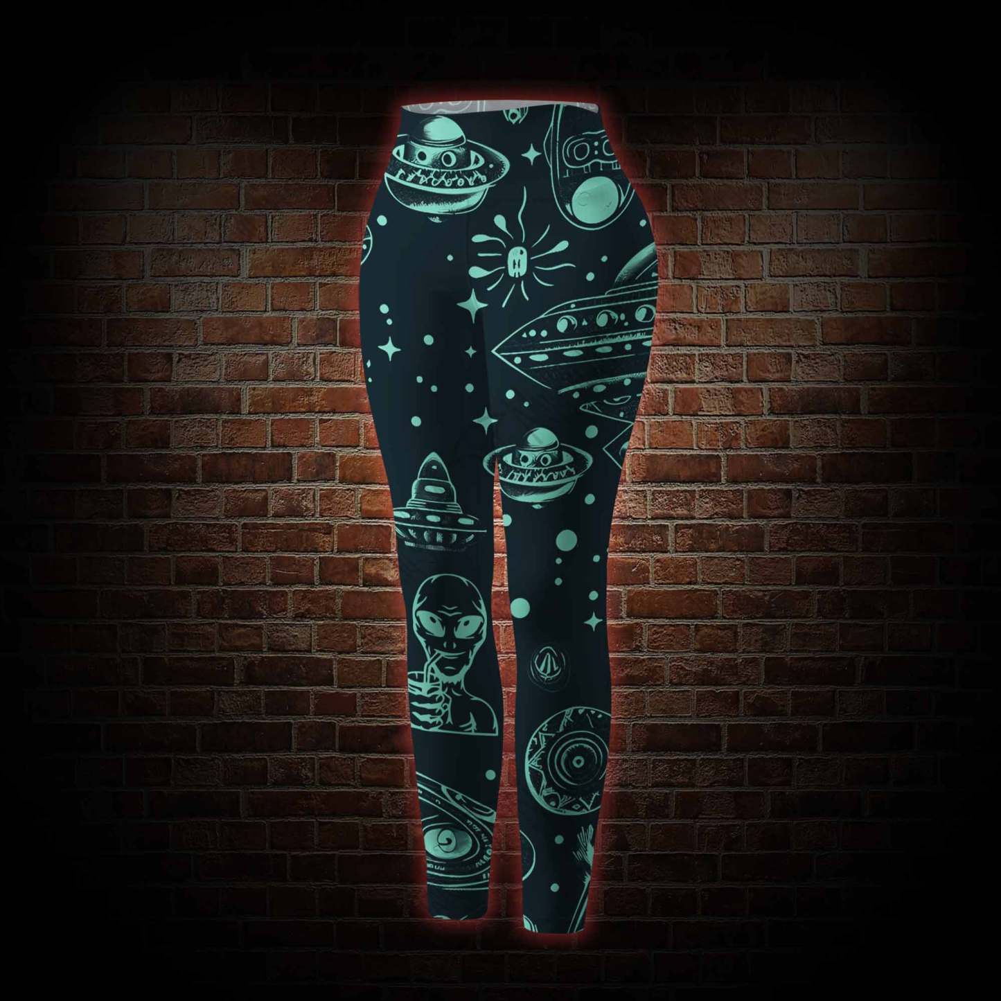 Outer Space Women's Tight-Fitting Pants