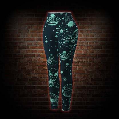 Outer Space Women's Tight-Fitting Pants