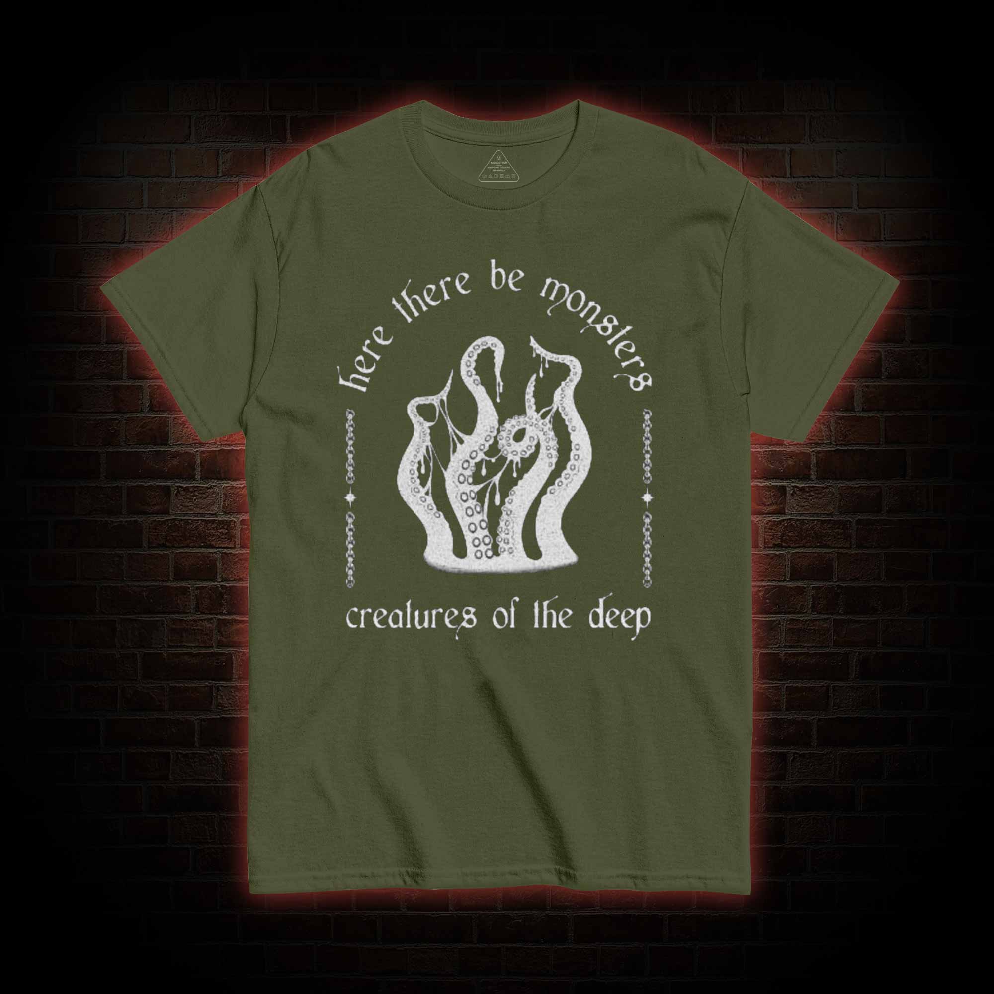 Here There Be Monsters T-Shirt 