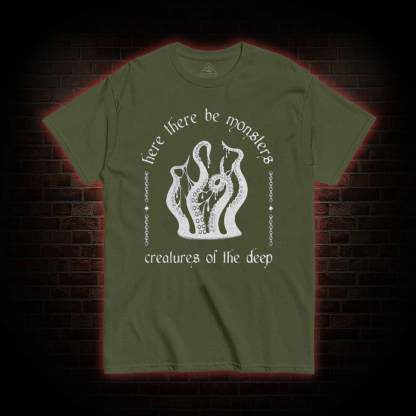 Here There Be Monsters T-Shirt 