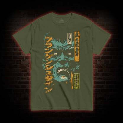 Frankenstein Retro Manga Monster T-shirt