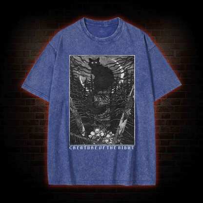 Creature of the Night Washed T-shirt
