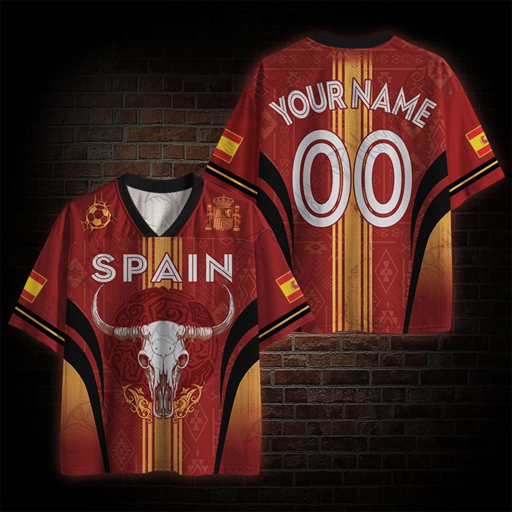 Personalized Spain Mesh Jersey