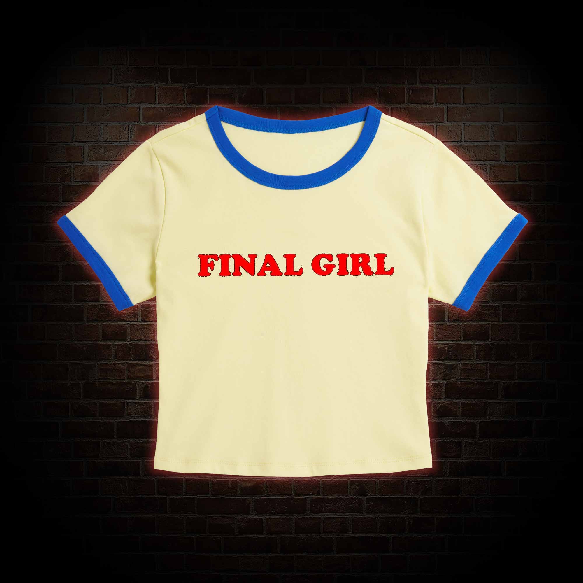 Horror Final Girl Baby Tee
