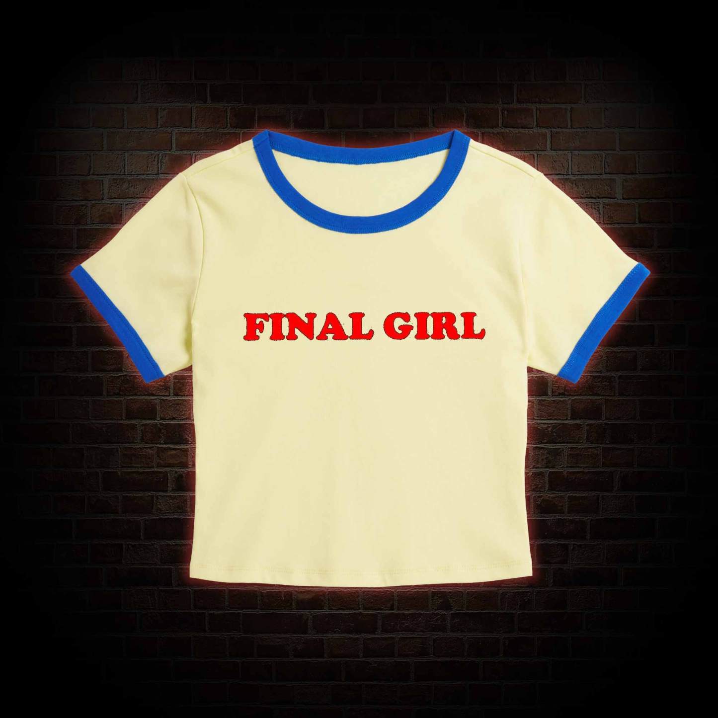Horror Final Girl Baby Tee