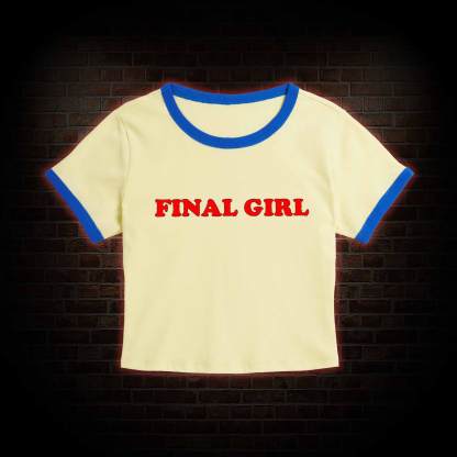 Horror Final Girl Baby Tee