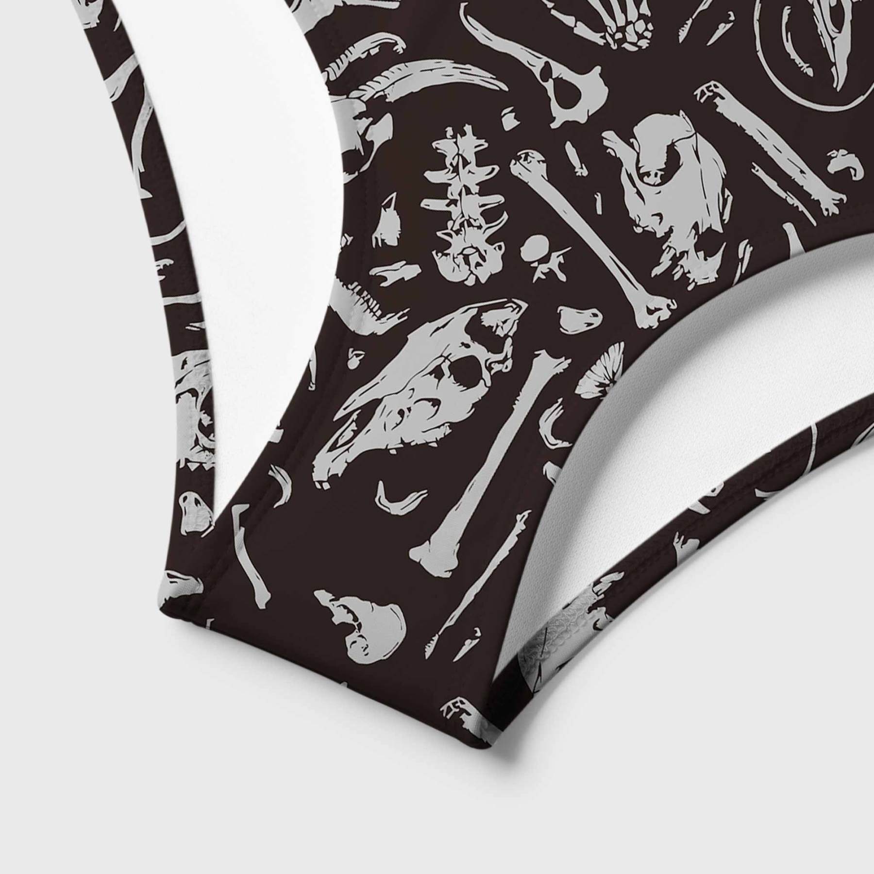 Dinosaur Fossils Women's Adjustable Tie-Strap Bikini