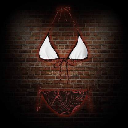 Occultism Women's Adjustable Tie-Strap Bikini