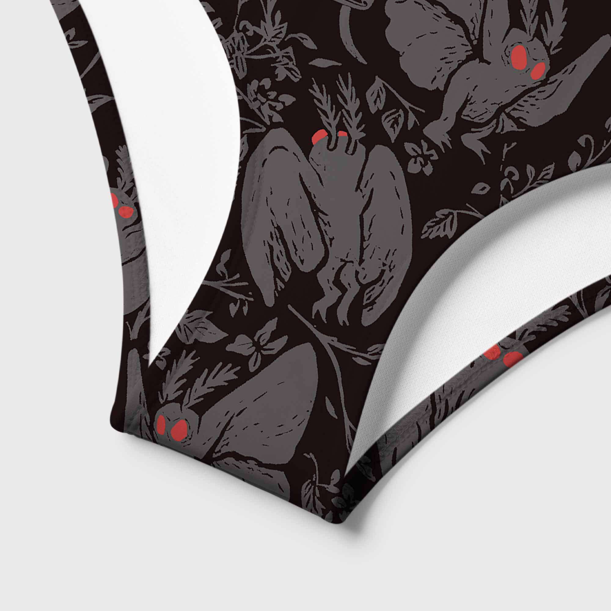 Mothman in the Jungle Women's Adjustable Tie-Strap Bikini