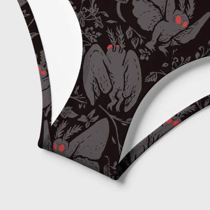 Mothman in the Jungle Women's Adjustable Tie-Strap Bikini
