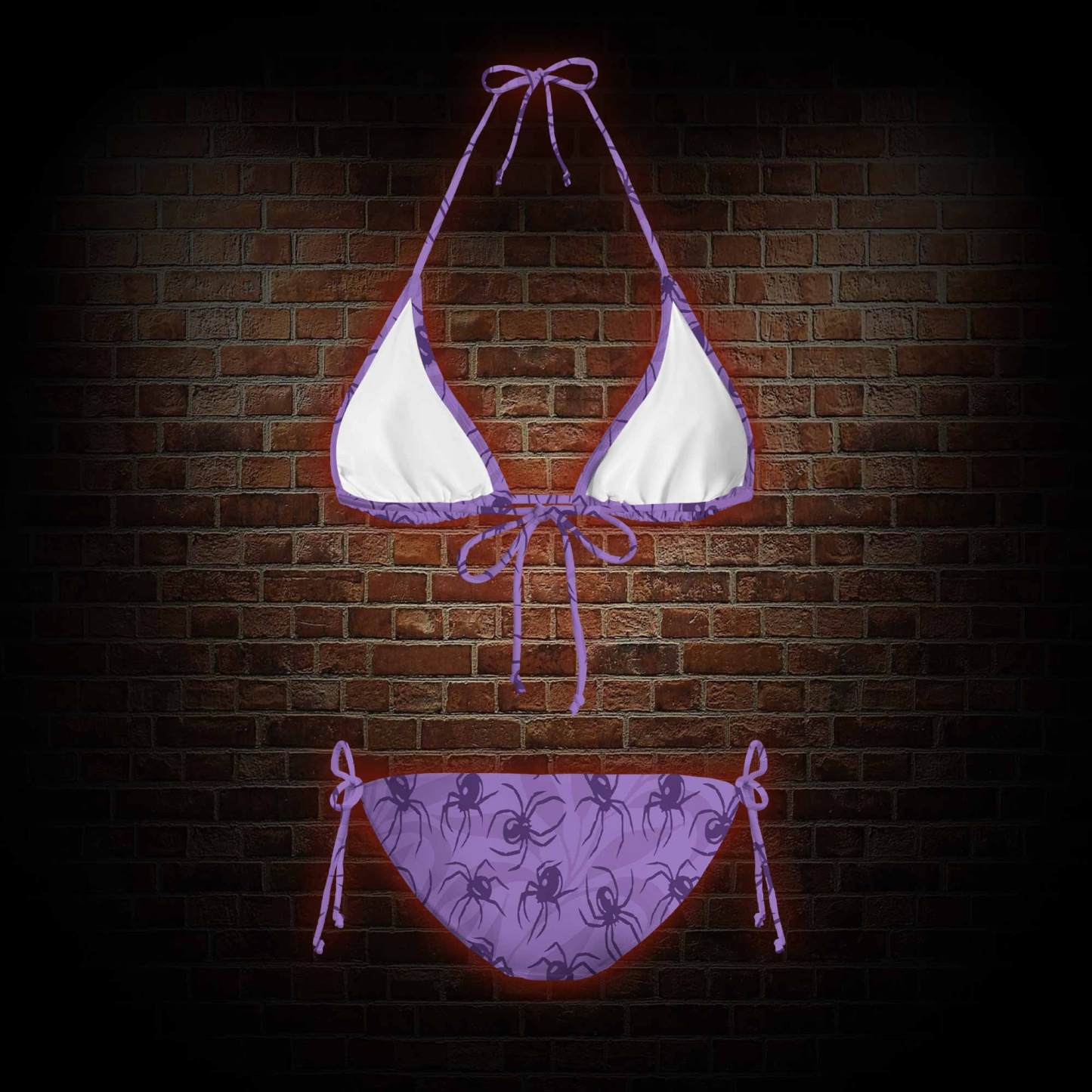 Spiders Women's Adjustable Tie-Strap Bikini