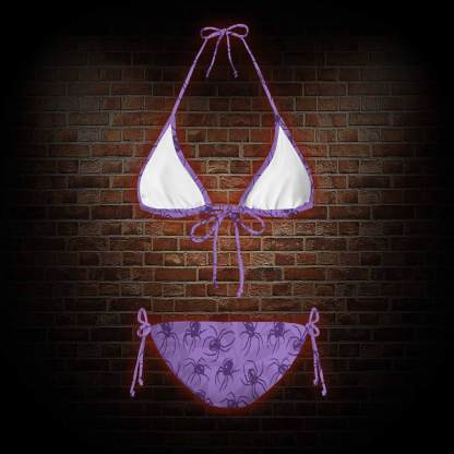 Spiders Women's Adjustable Tie-Strap Bikini