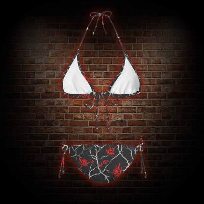 Thorns Women's Adjustable Tie-Strap Bikini