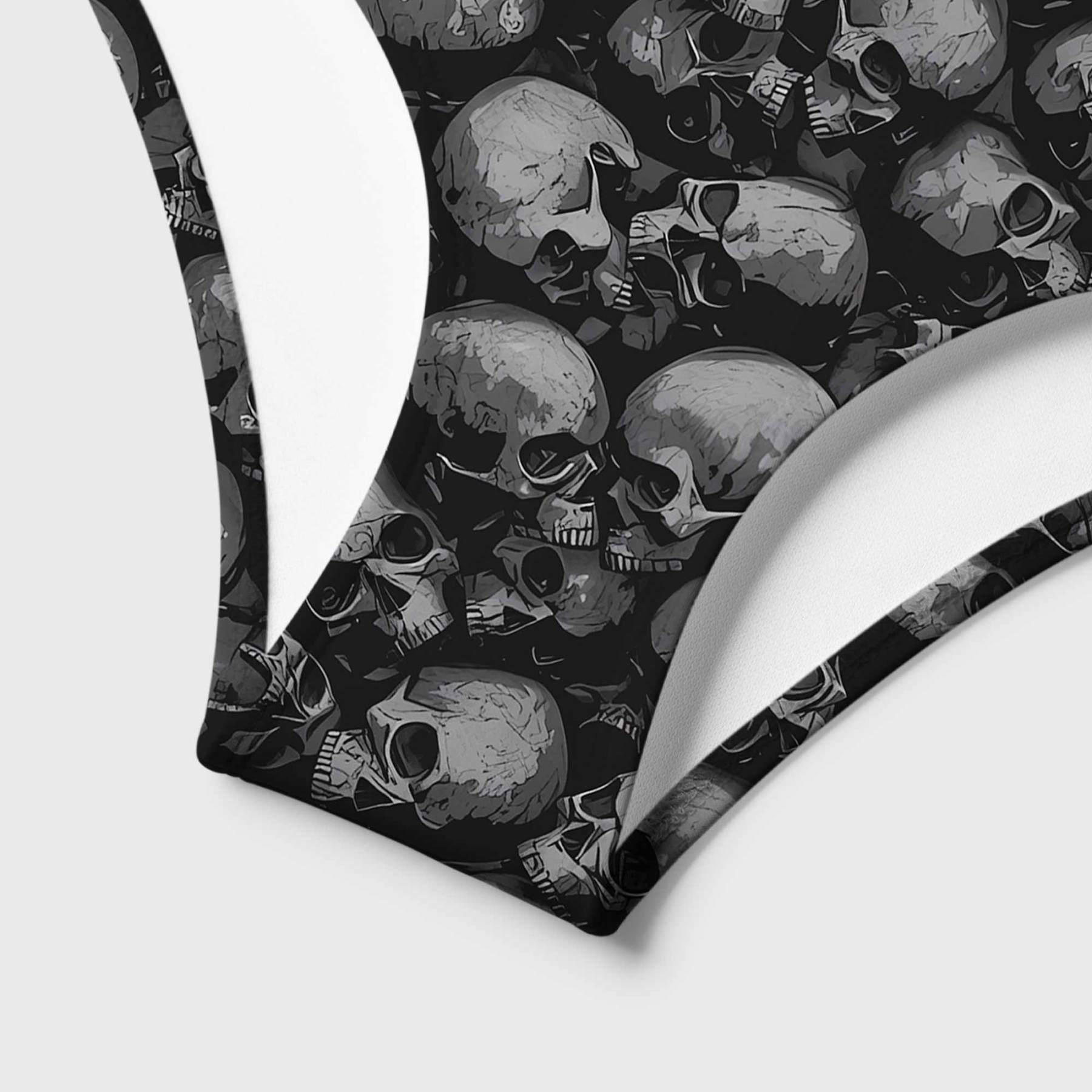 Skulls Women's Adjustable Tie-Strap Bikini