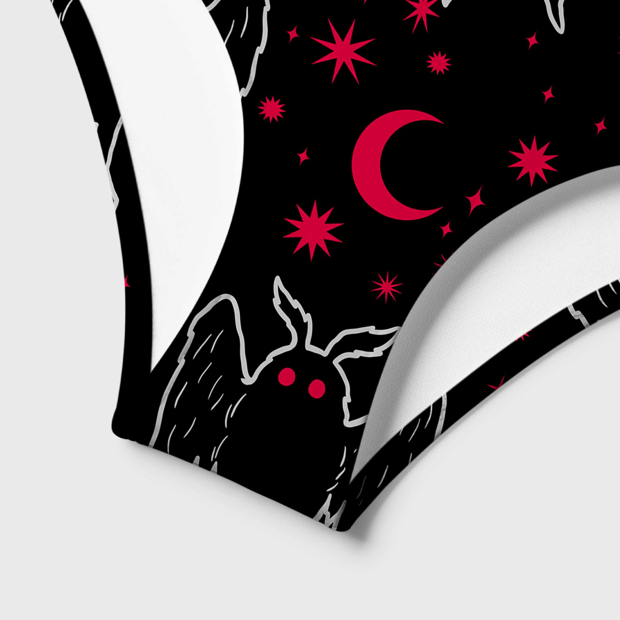 Mothman Night Women's Adjustable Tie-Strap Bikini