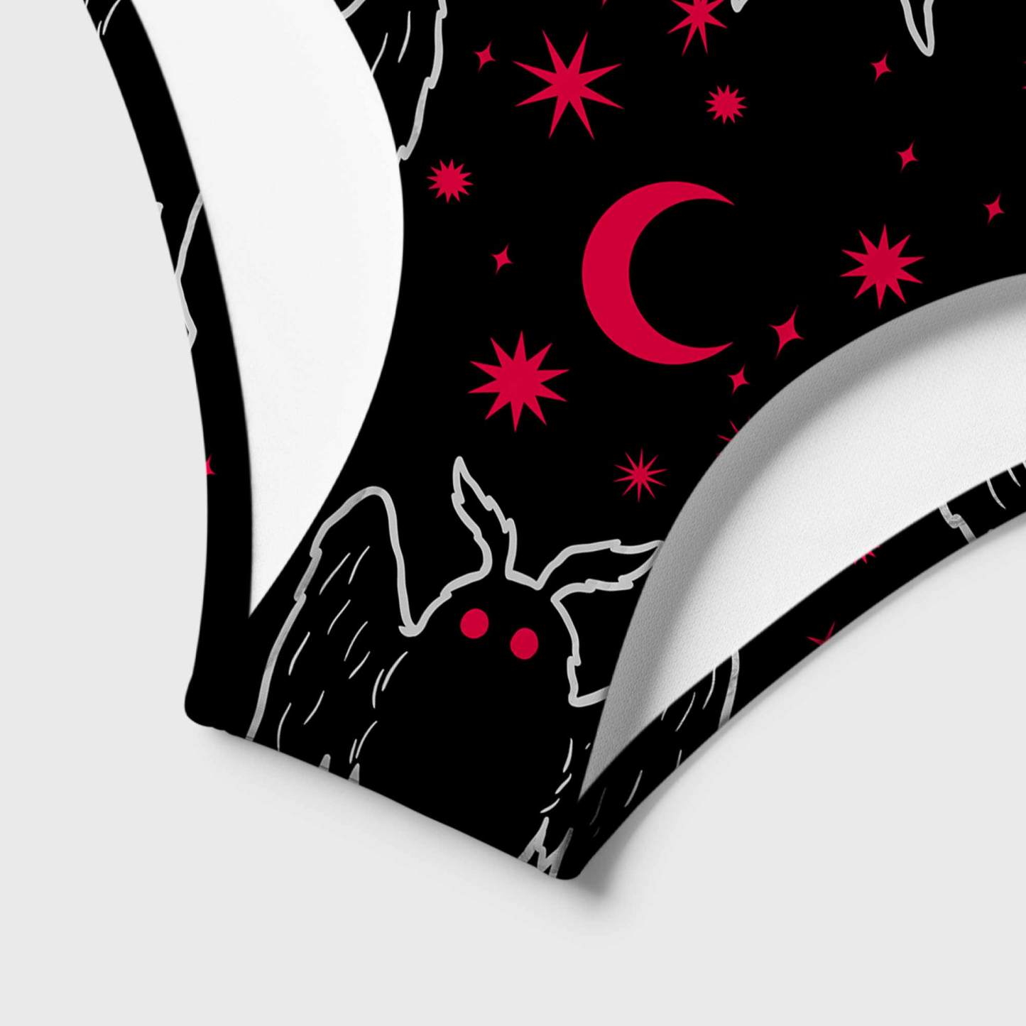 Mothman Night Women's Adjustable Tie-Strap Bikini