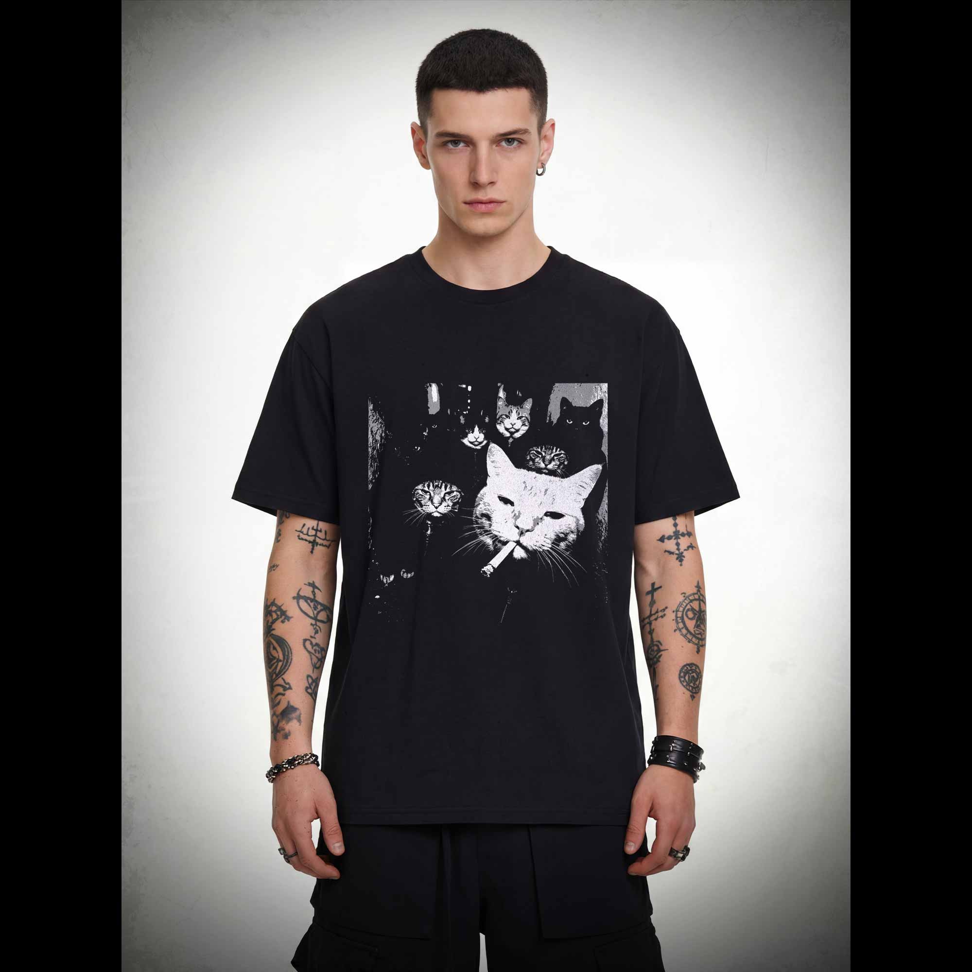 Gangster Cat T-shirt