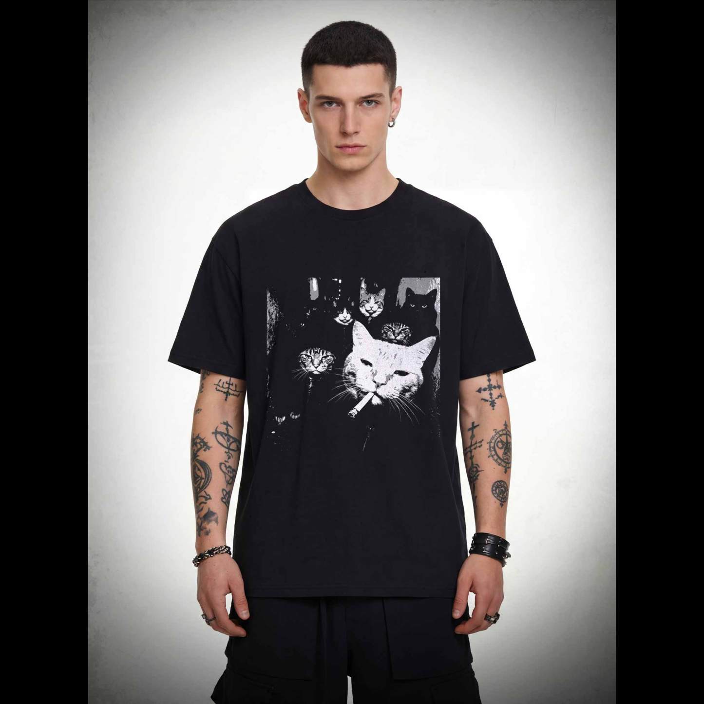 Gangster Cat T-shirt