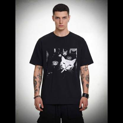 Gangster Cat T-shirt
