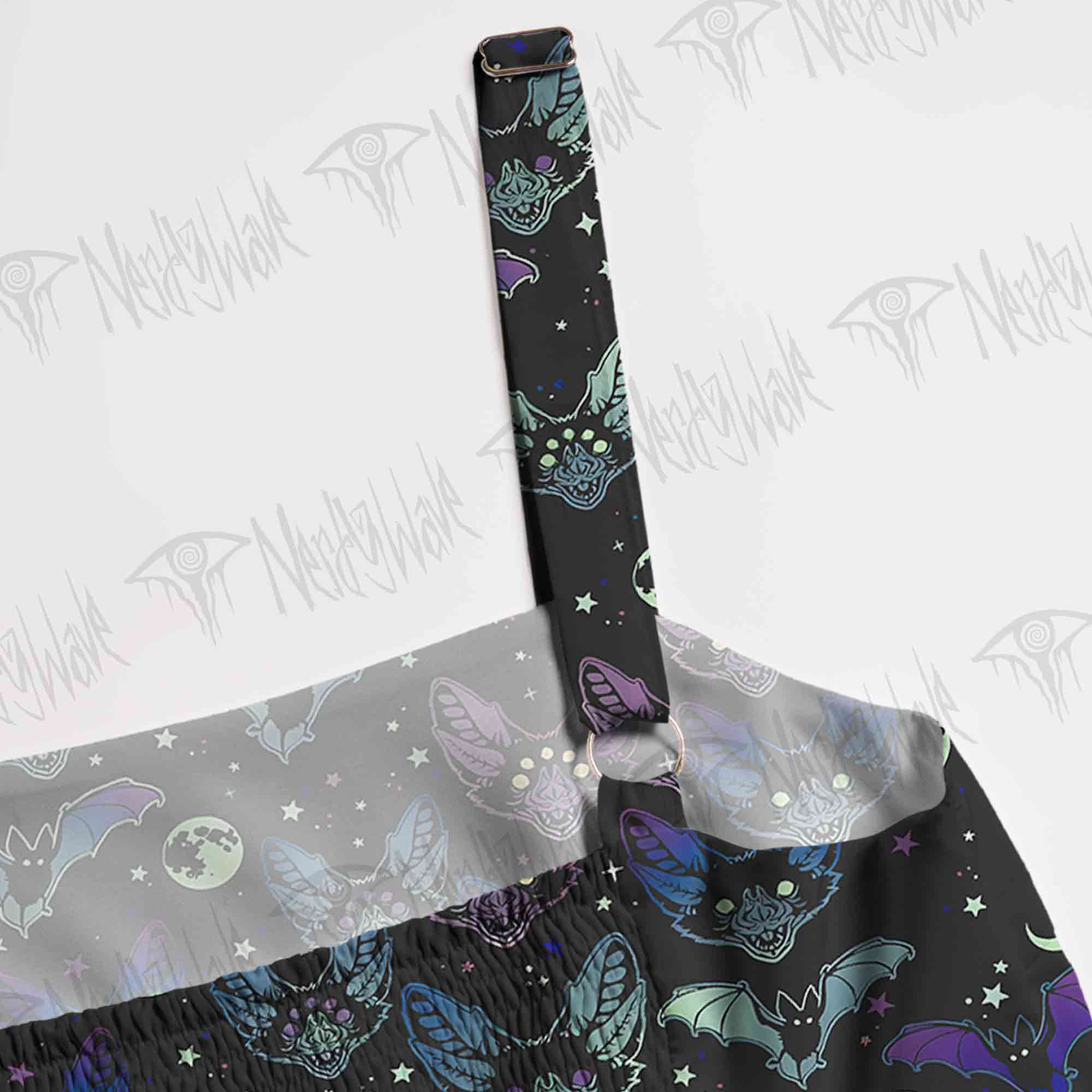 Bats Spaghetti Strap Long Dress