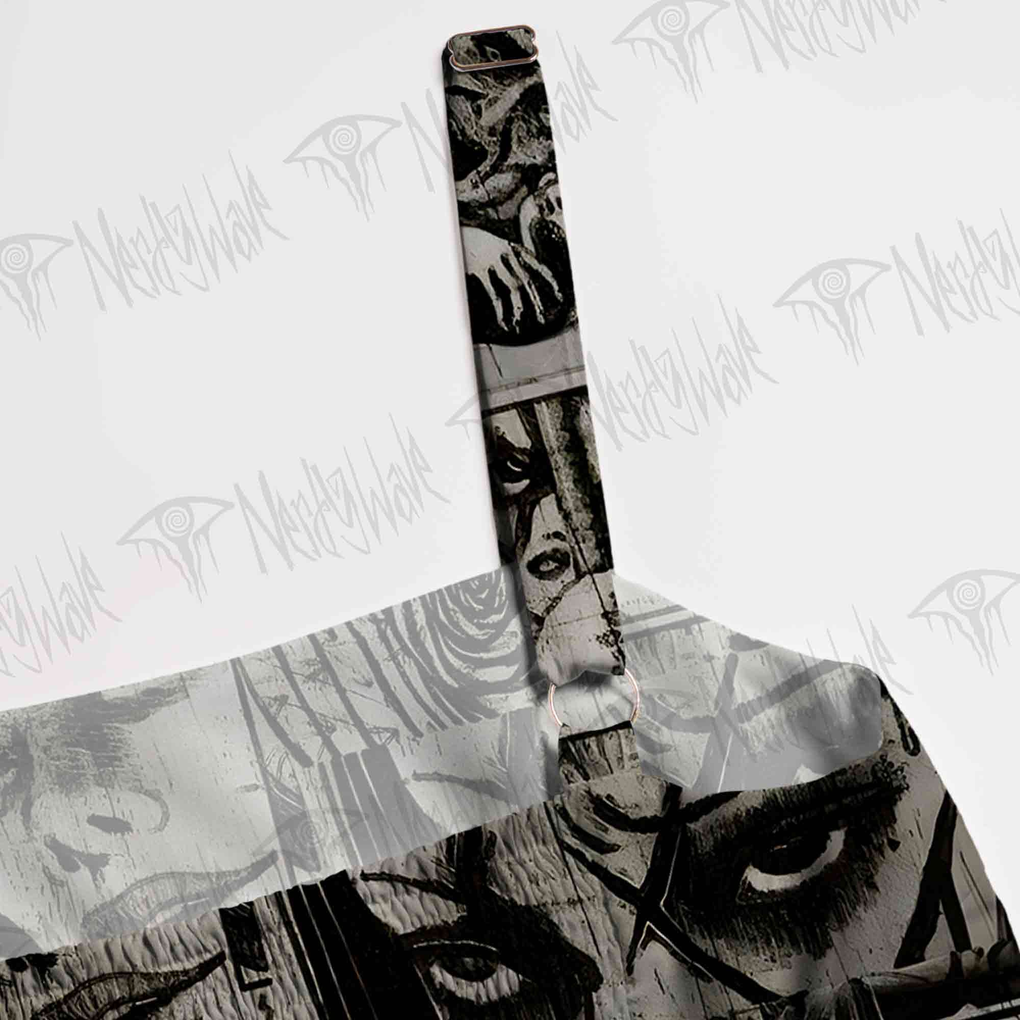 Eyes of Horrors Spaghetti Strap Long Dress