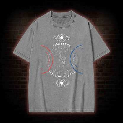 Hollow Purple Washed T-shirt