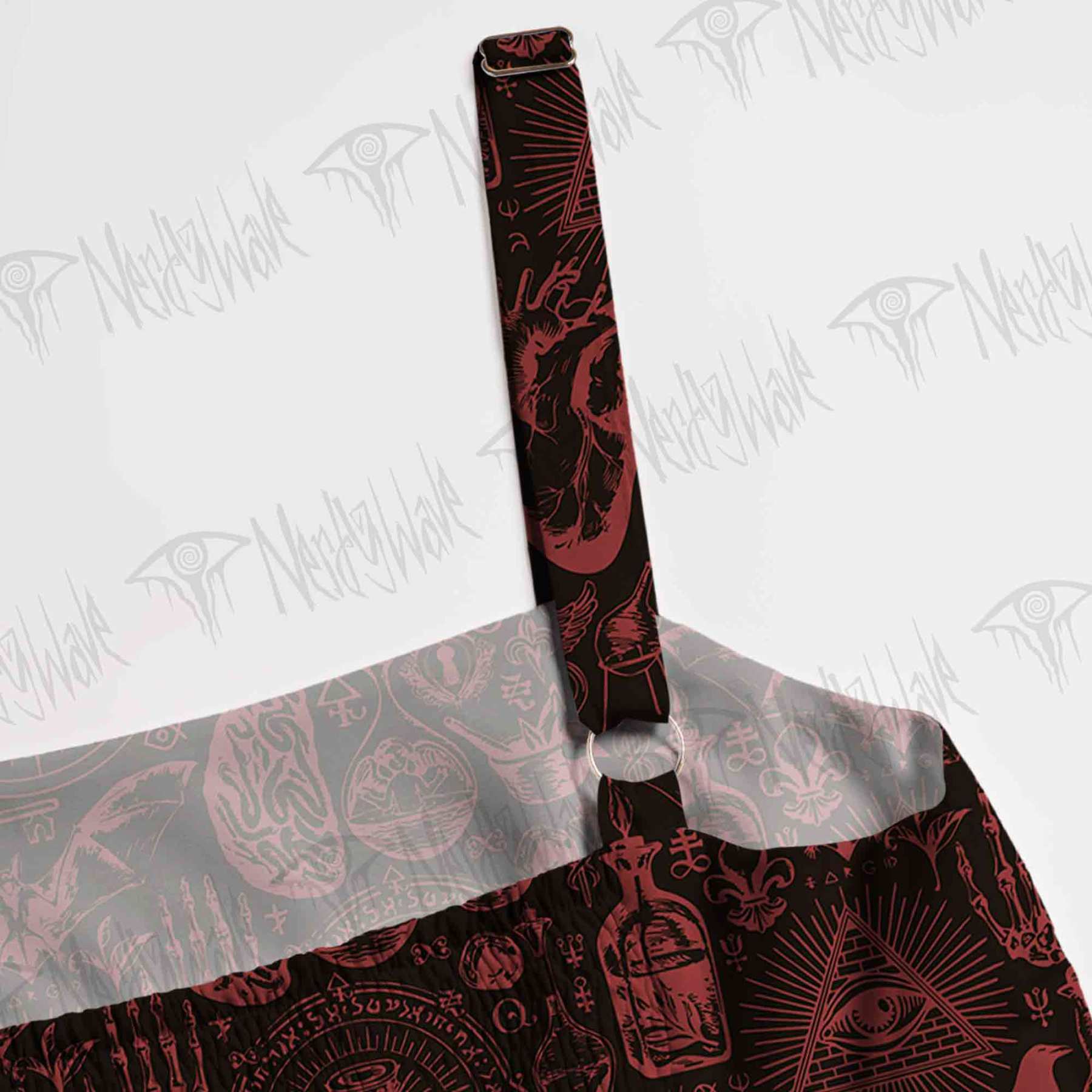Occultism Spaghetti Strap Long Dress