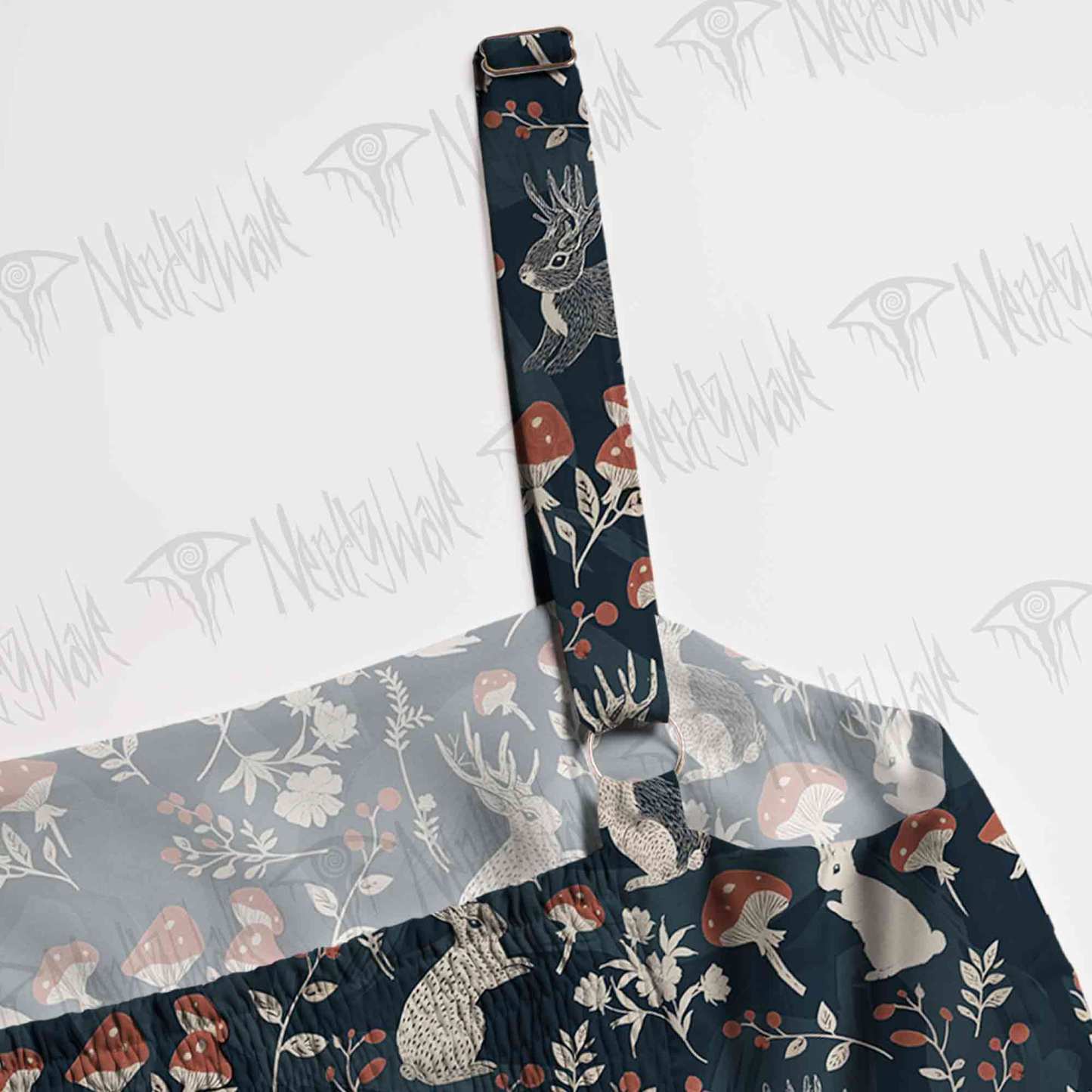 Jackalope Spaghetti Strap Long Dress