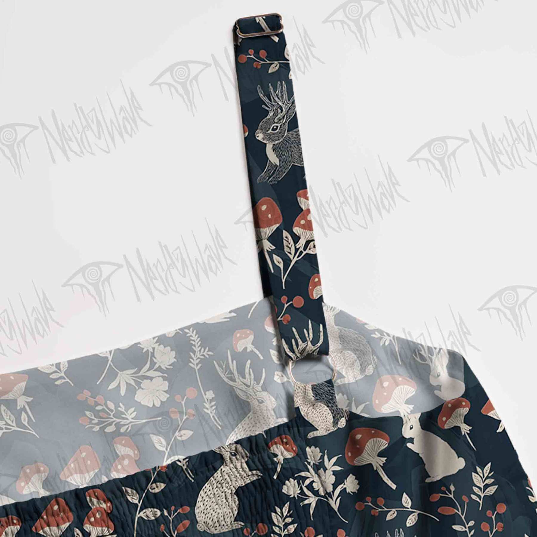 Jackalope Spaghetti Strap Long Dress