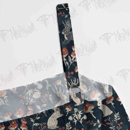 Jackalope Spaghetti Strap Long Dress