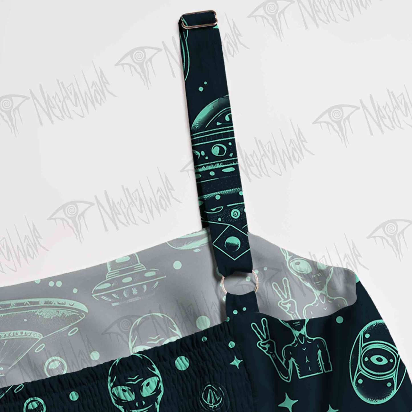 Outer Space Spaghetti Strap Long Dress