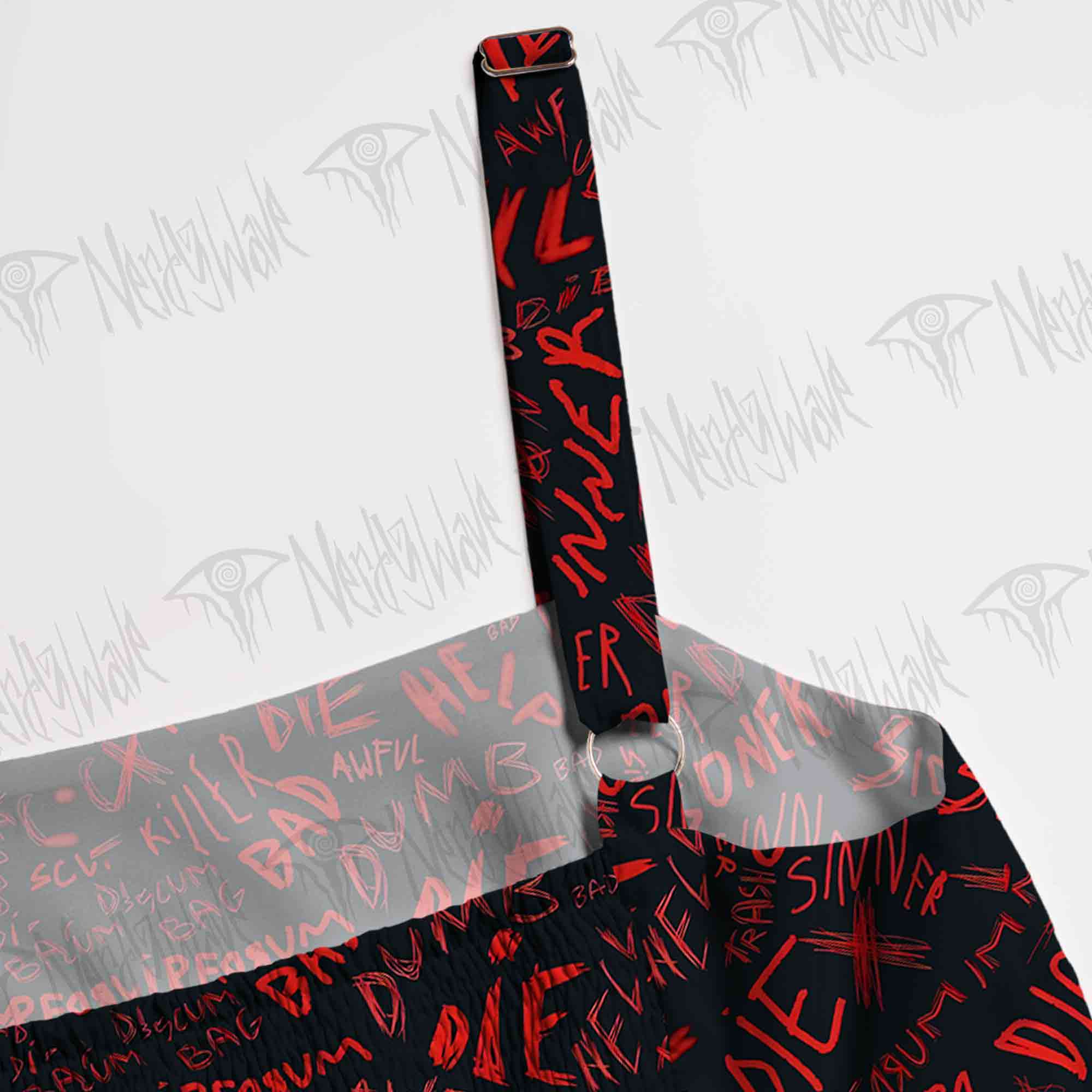 Bad Words Spaghetti Strap Long Dress