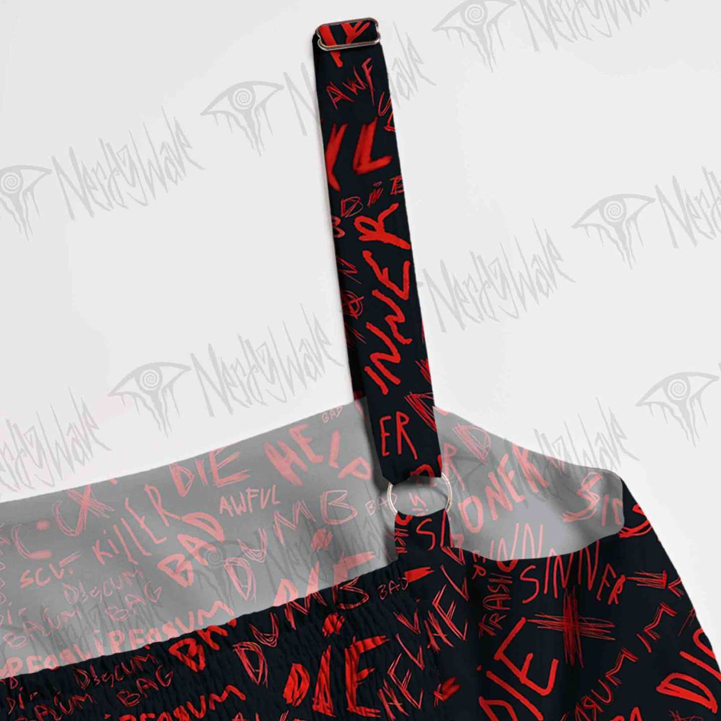 Bad Words Spaghetti Strap Long Dress