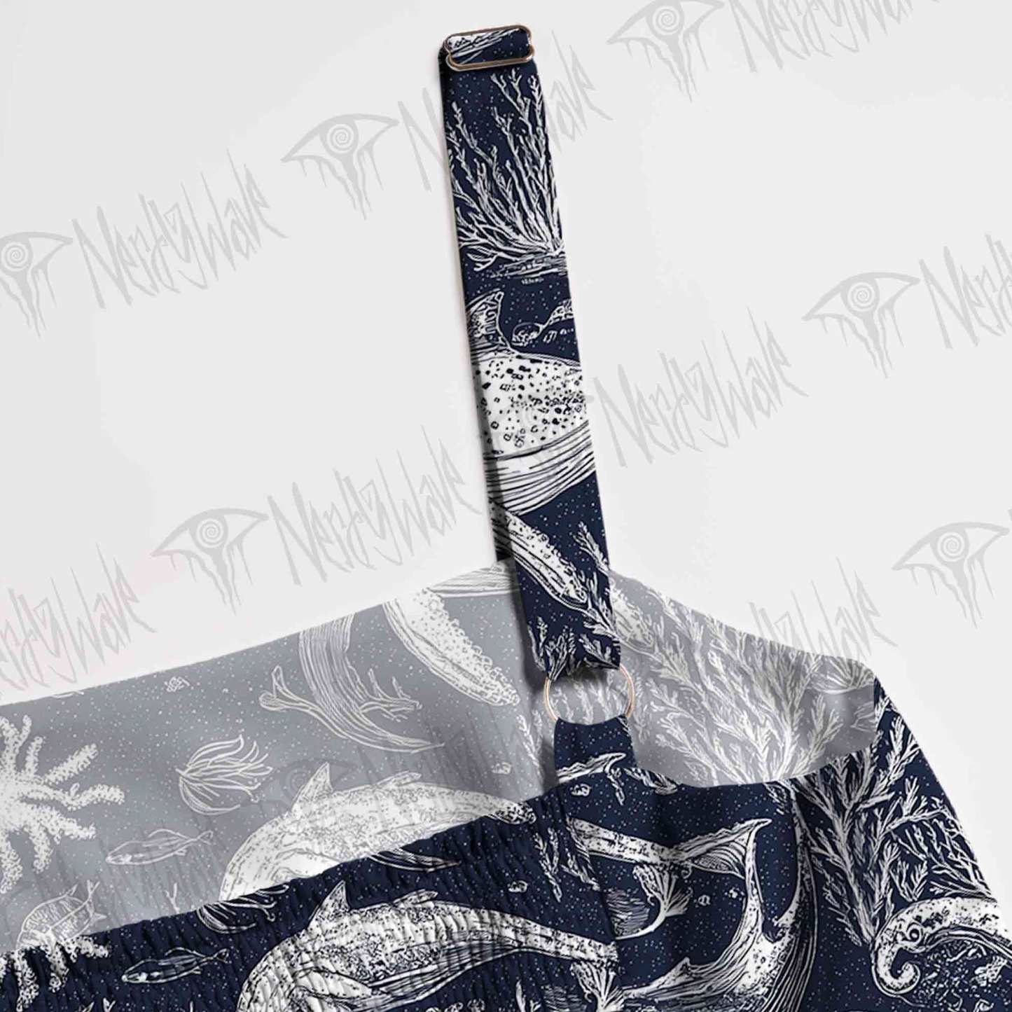Deep Sea Cthulhu Spaghetti Strap Long Dress