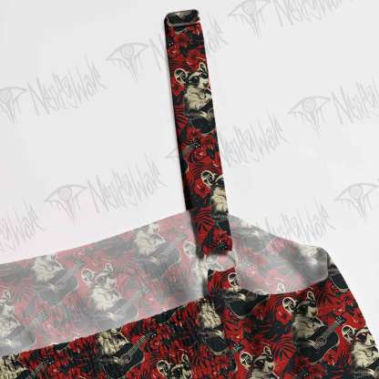 Mouse Holiday Spaghetti Strap Long Dress