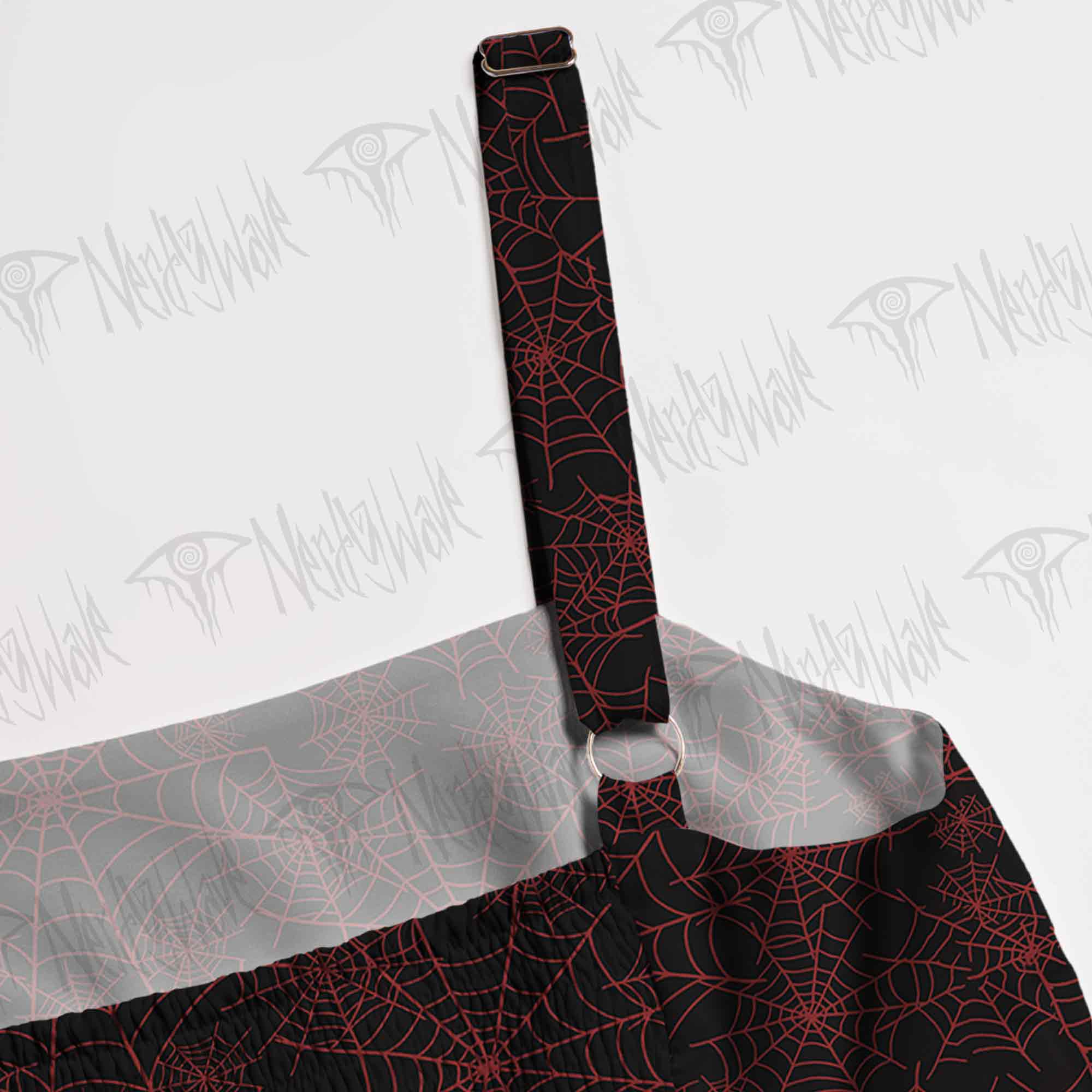 Spider Web Spaghetti Strap Long Dress