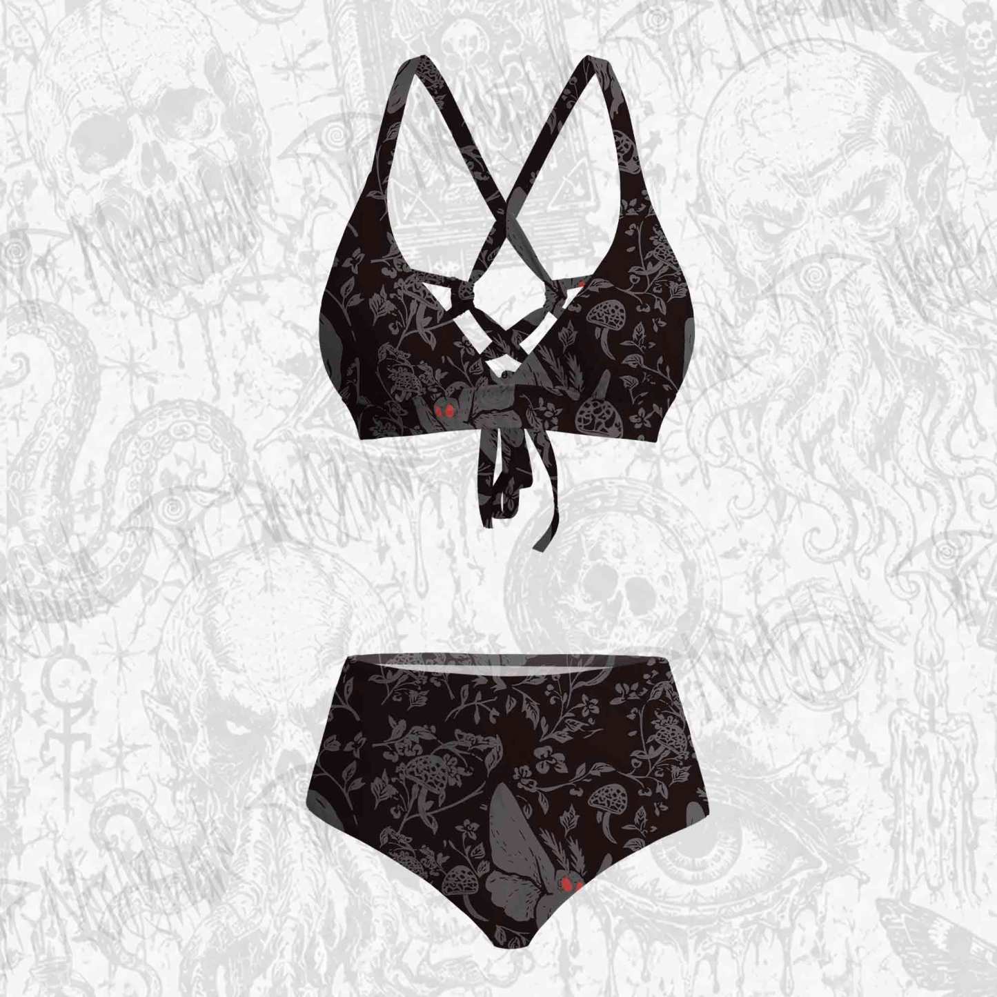 Mothman in the Jungle Bikini Set