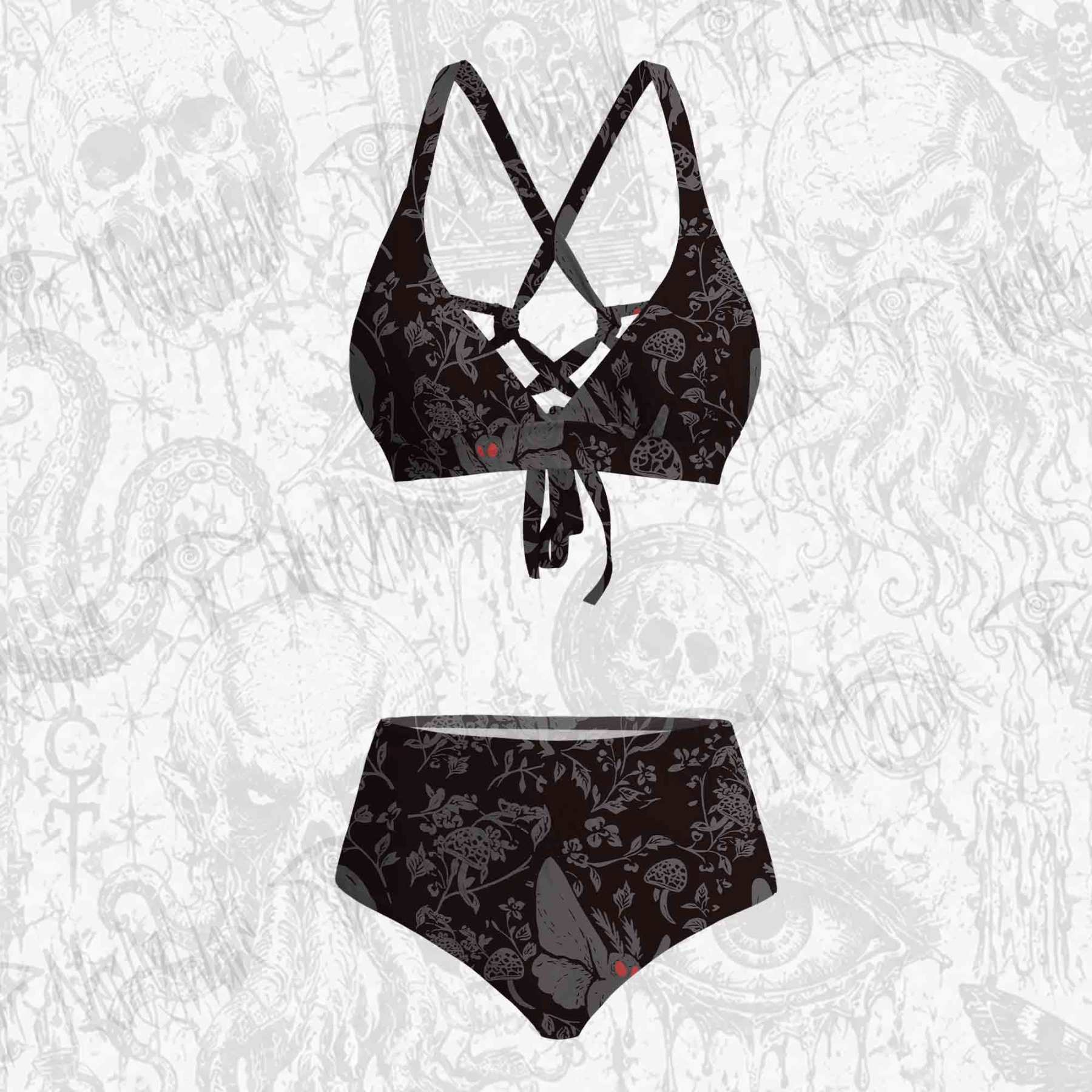 Mothman in the Jungle Bikini Set
