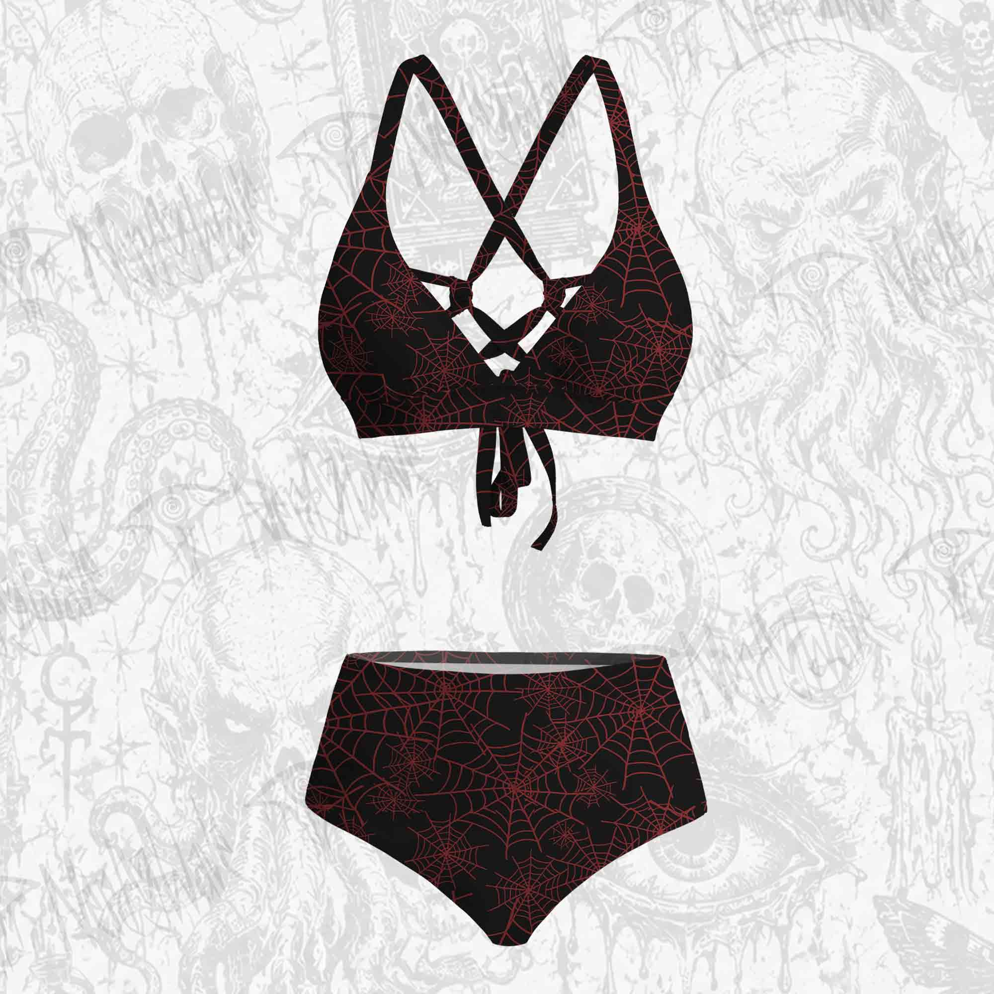 Spider Web Bikini Set