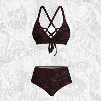 Spider Web Bikini Set