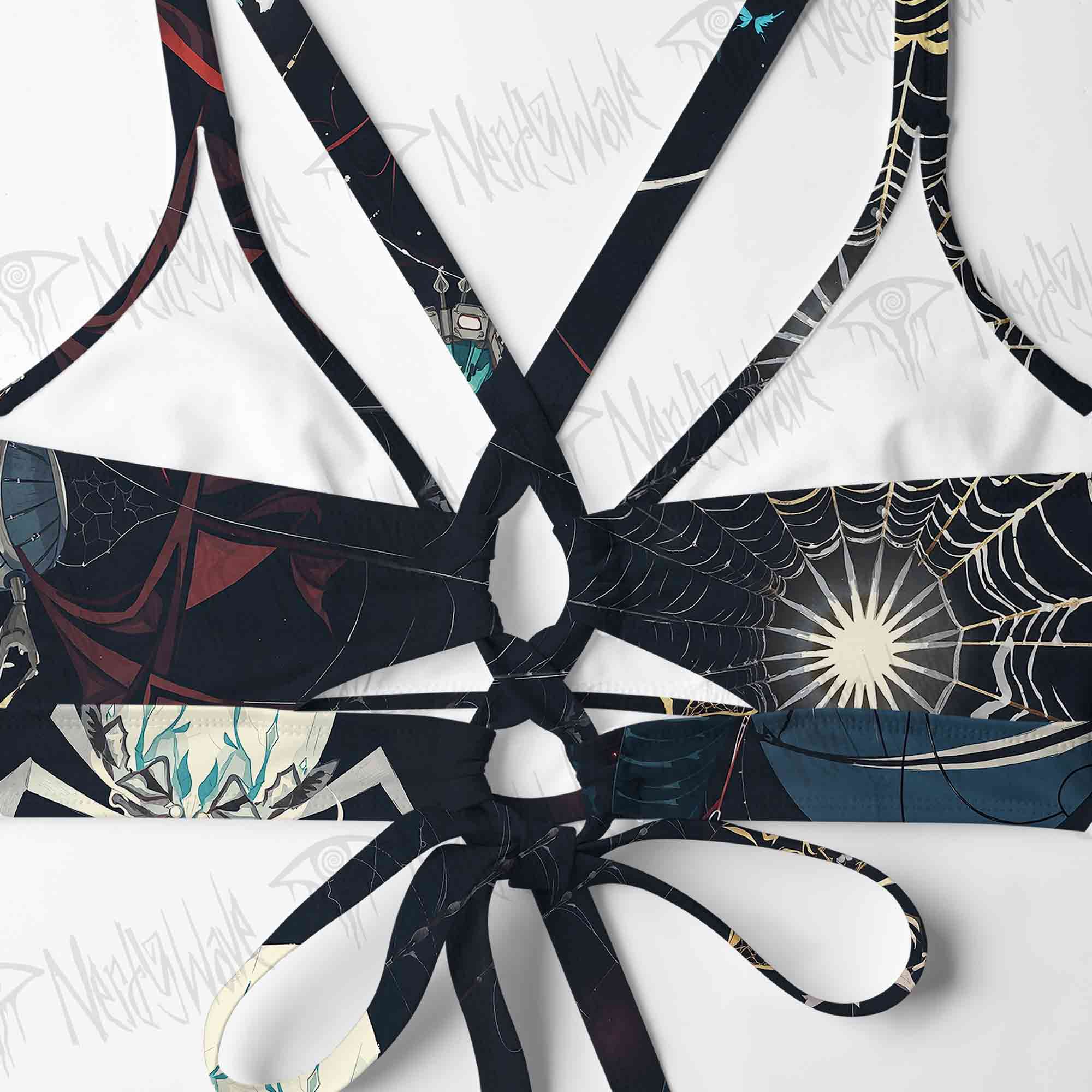 Shadowy Spiders Bikini Set