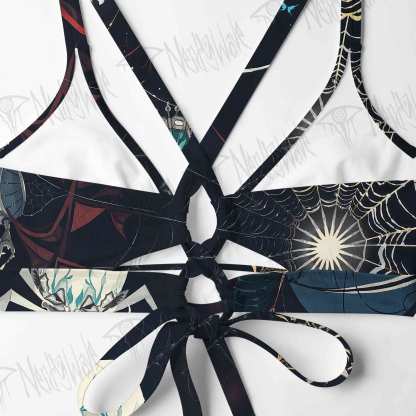 Shadowy Spiders Bikini Set