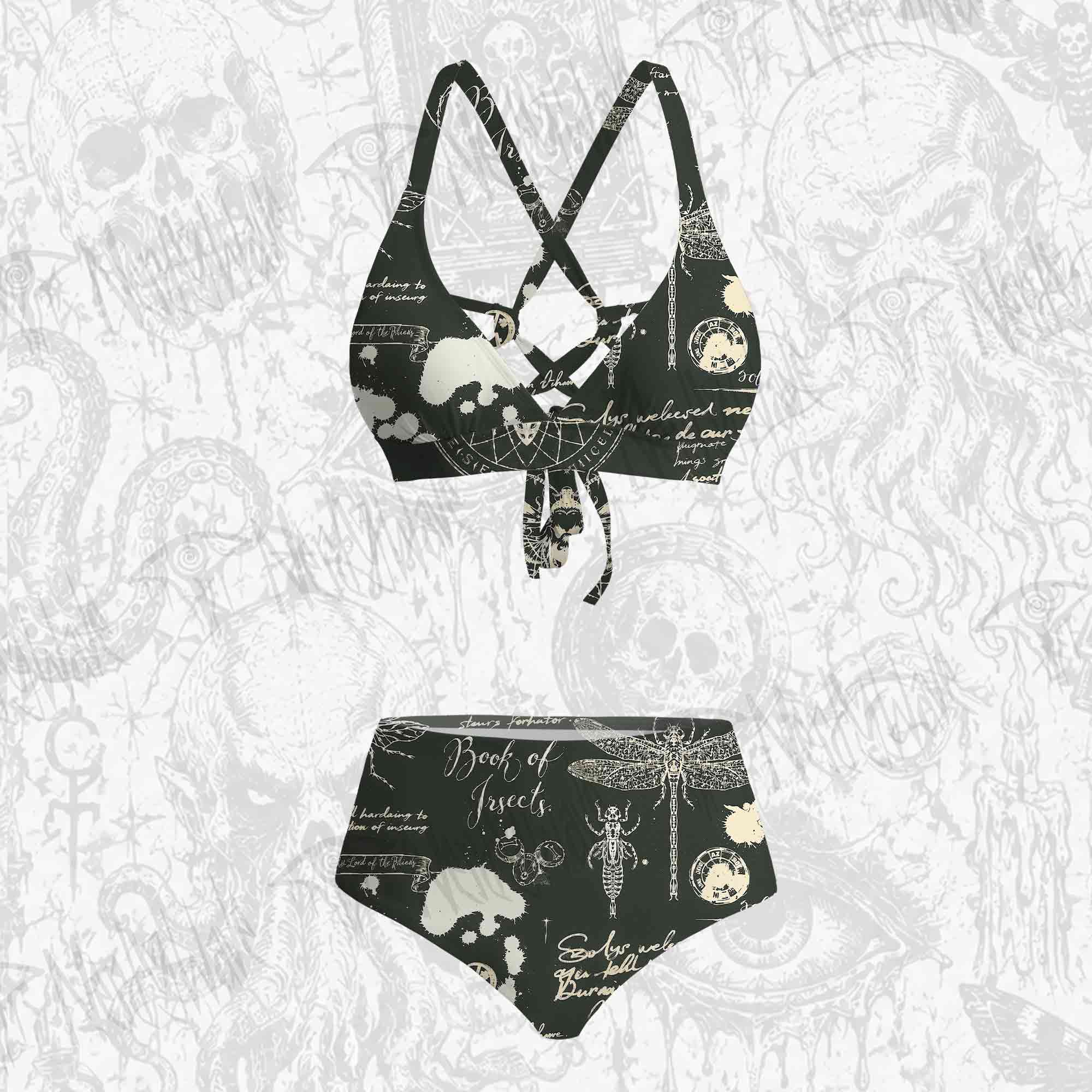 Retro Insects Bikini Set