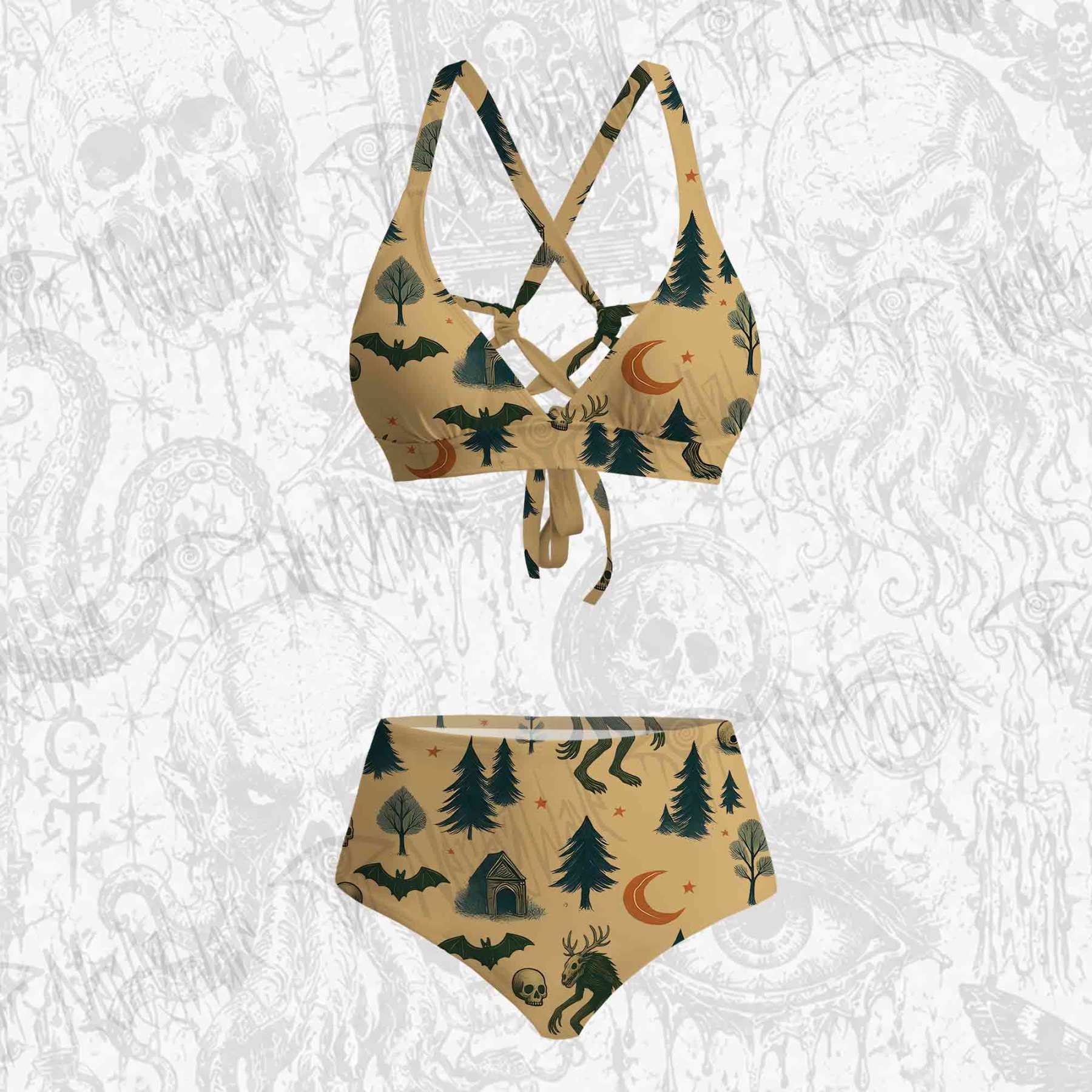 Wendigo in the Forest Bikini Set