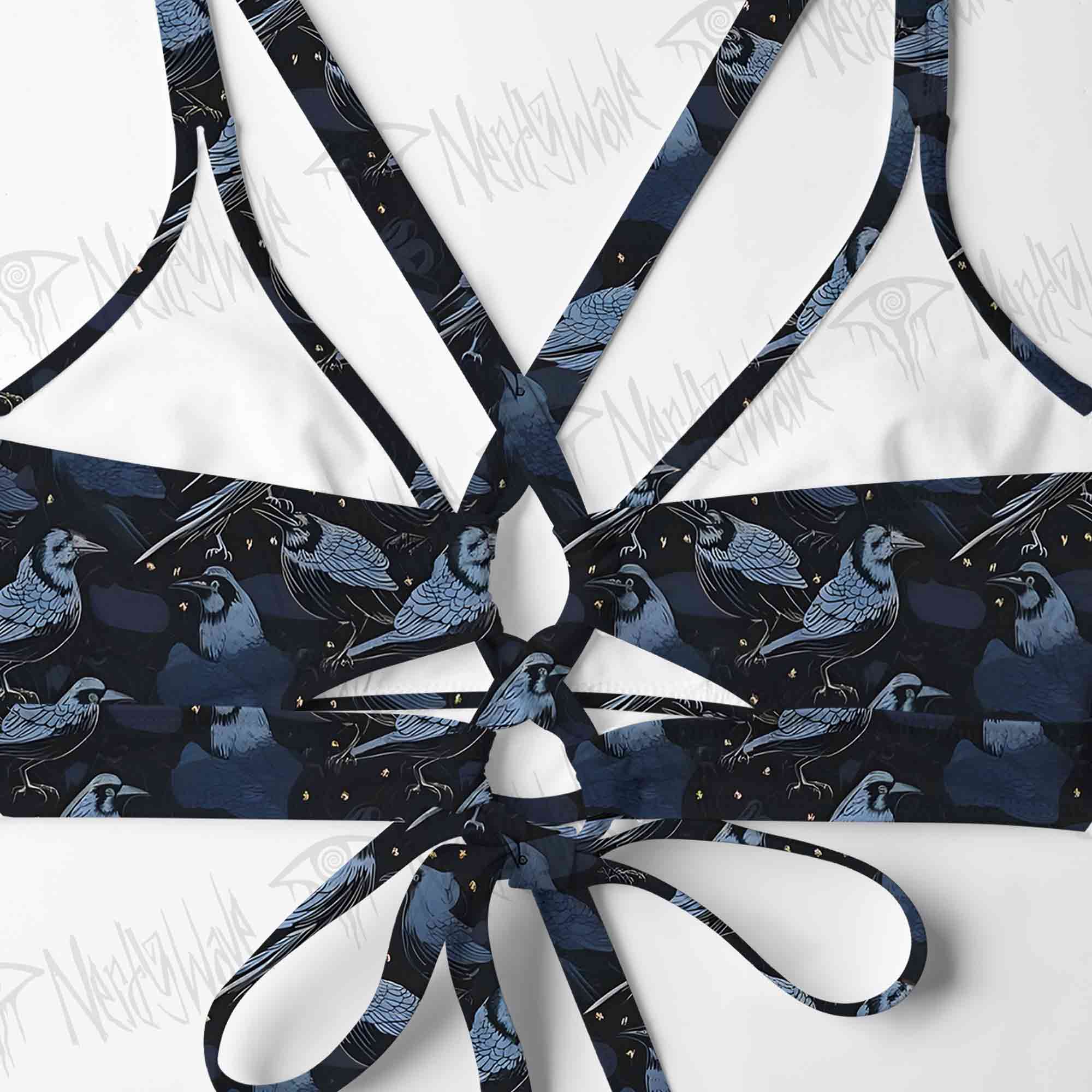 Crows at Night Bikini Set