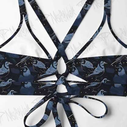 Crows at Night Bikini Set